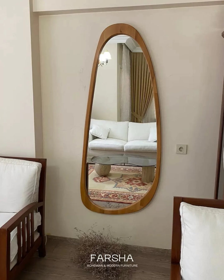 Oak Wooden Mirror