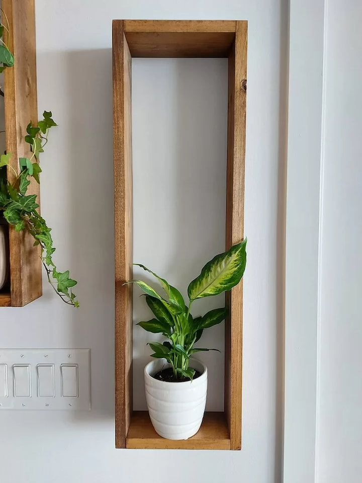 Set Of Rectangular Floating Shelf