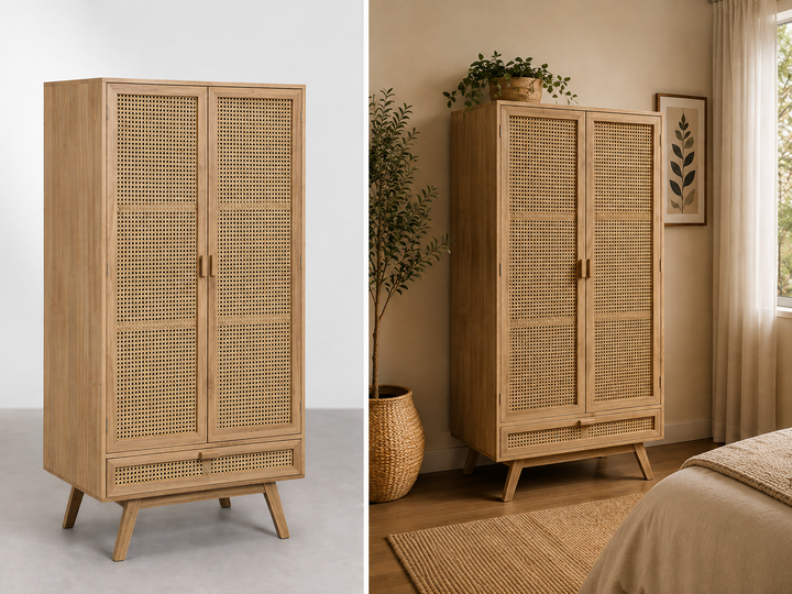 Cane wardrobe