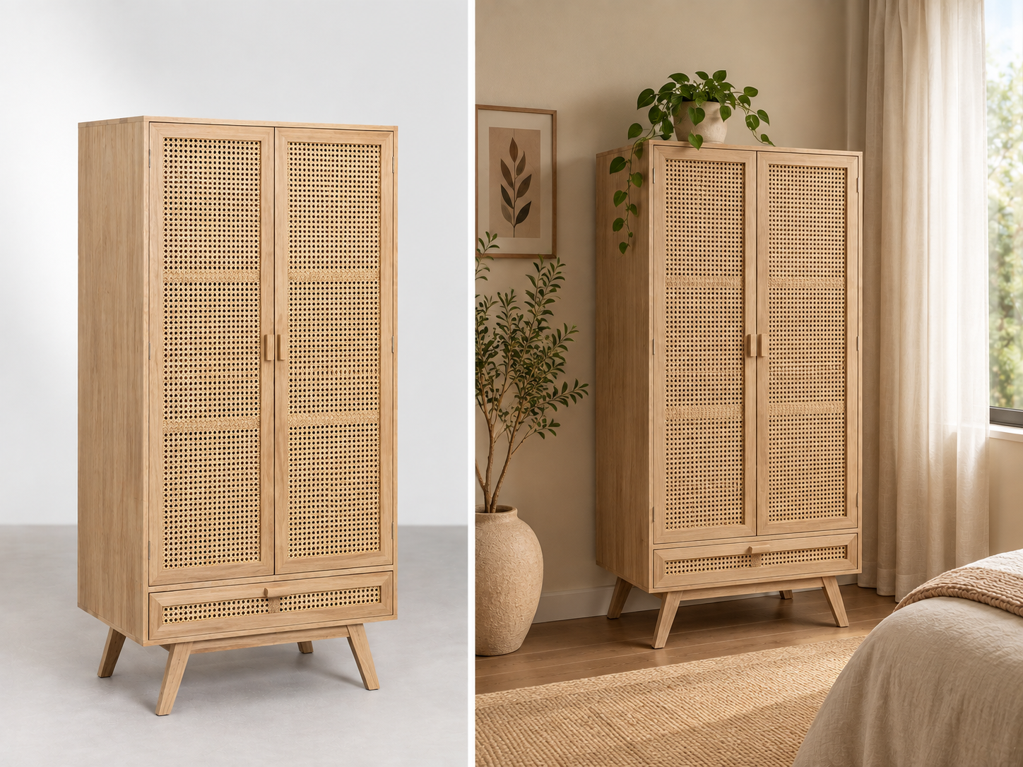 Cane wardrobe