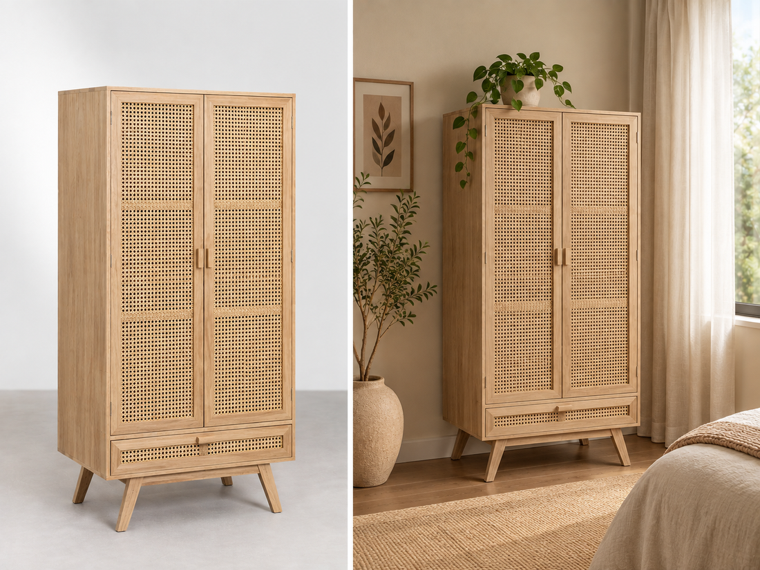 Cane wardrobe