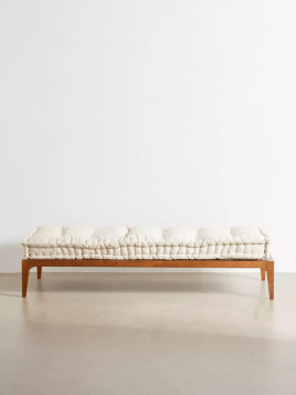 Wooden Boho Bench