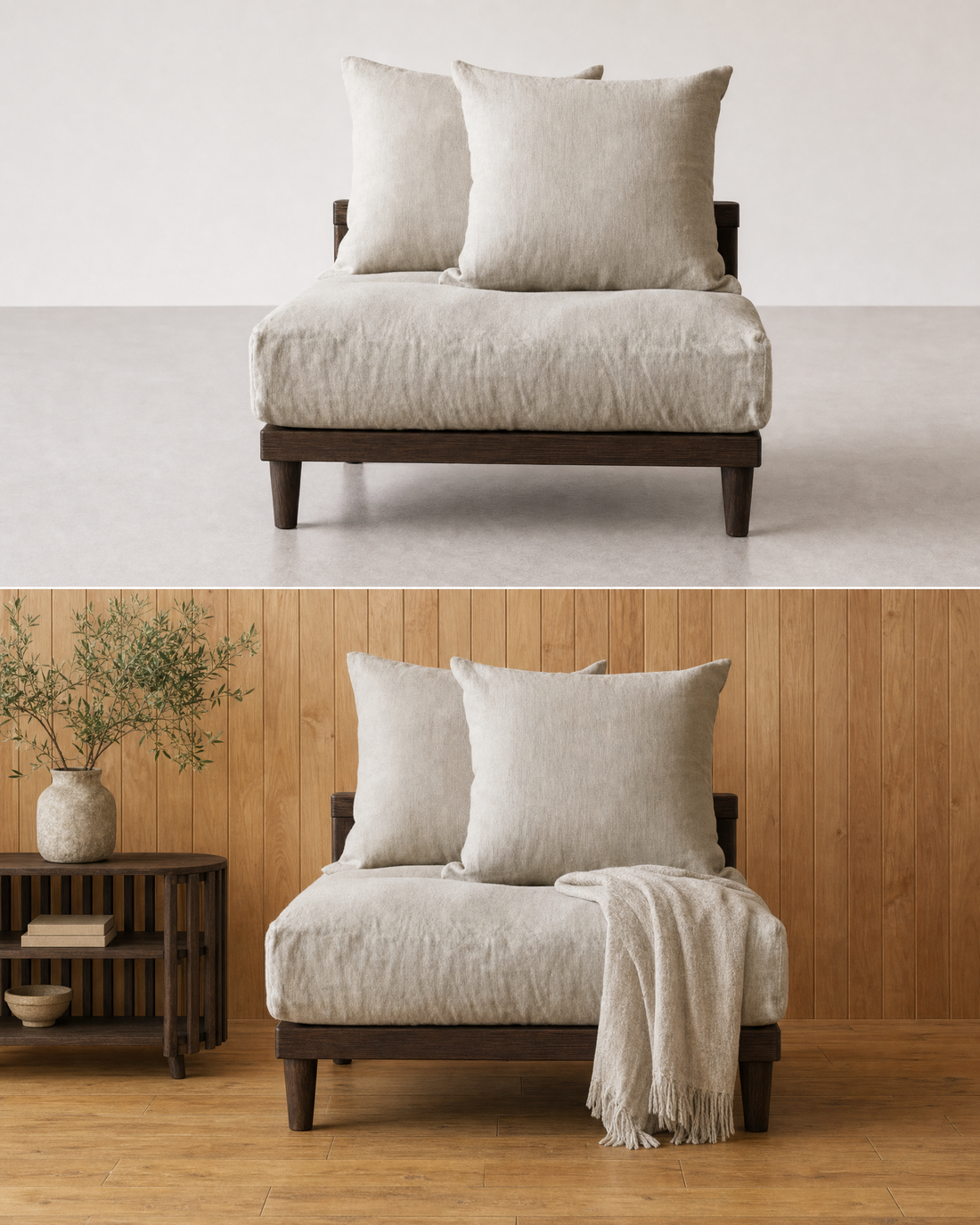 Nordic Wooden Seat
