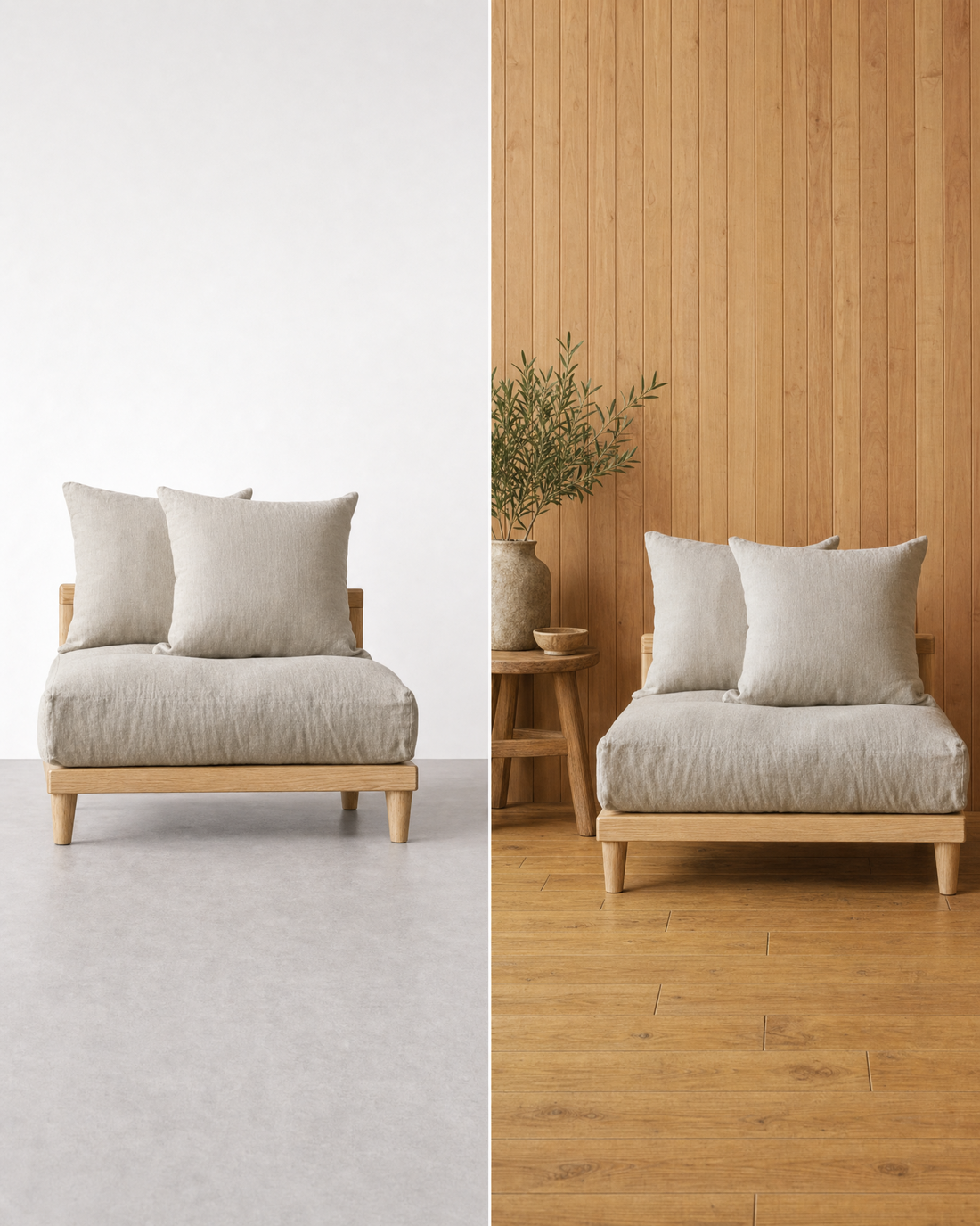 Nordic Wooden Seat