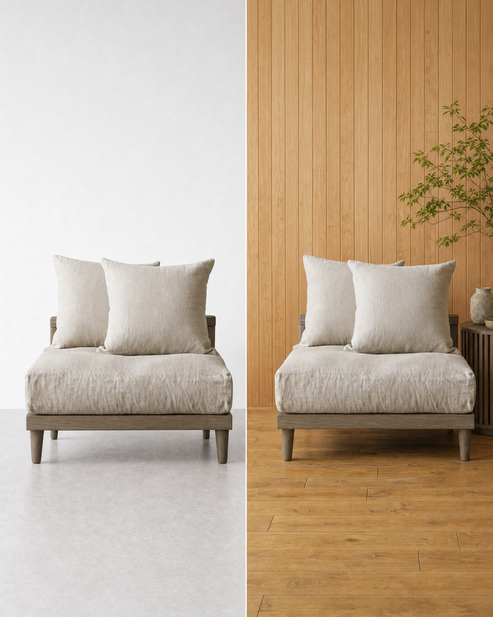 Nordic Wooden Seat