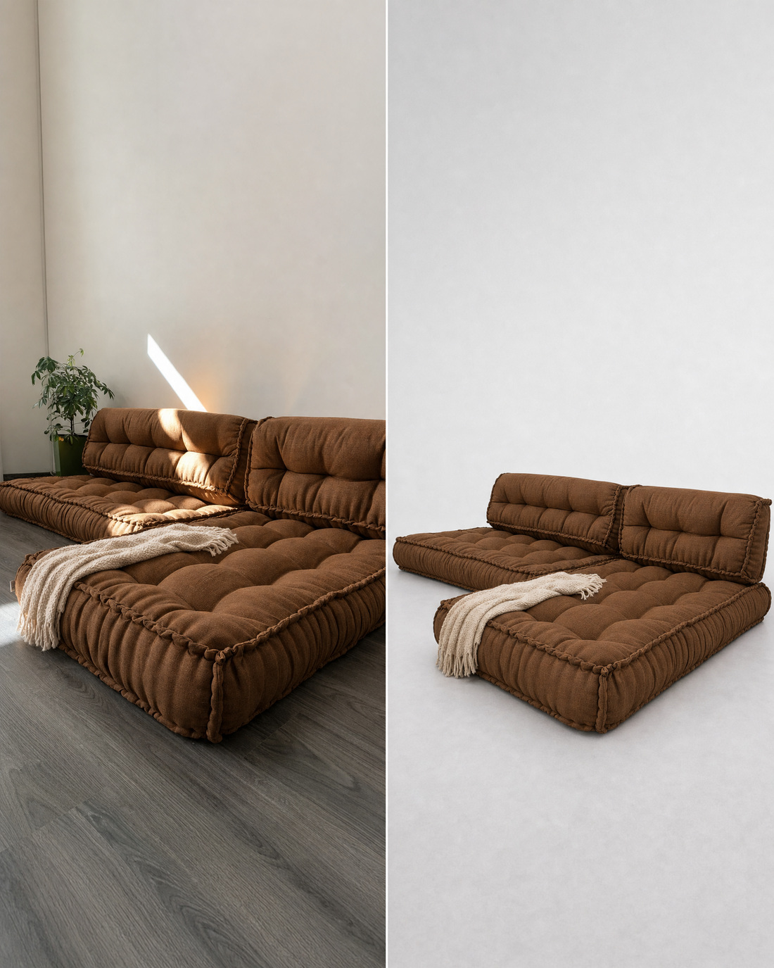 L-Shape Boho Seat mattress