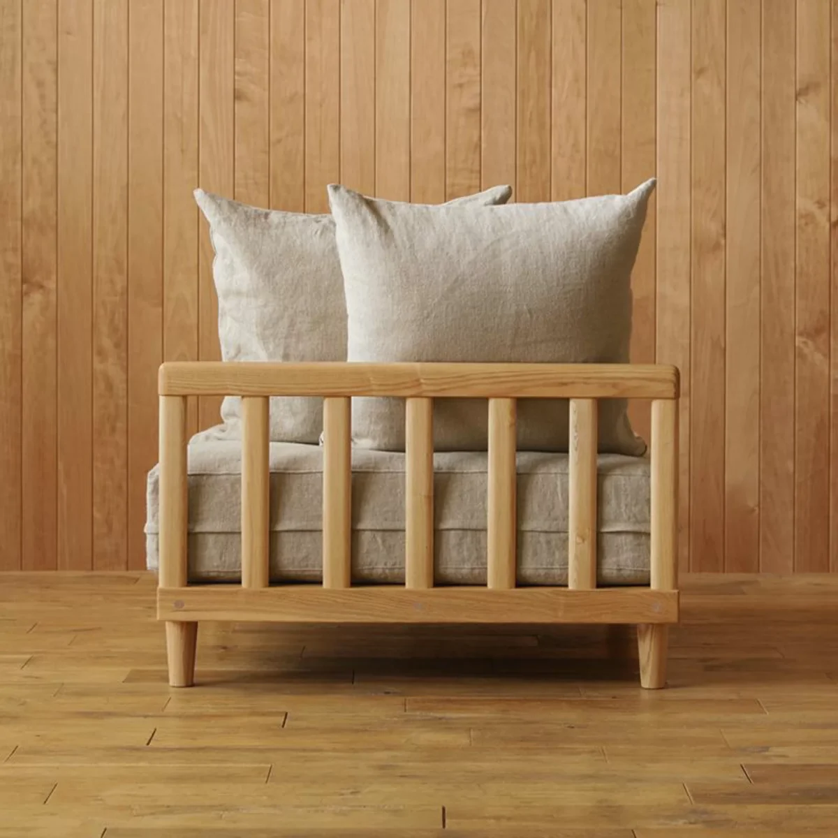 Nordic Wooden Seat - Image 3